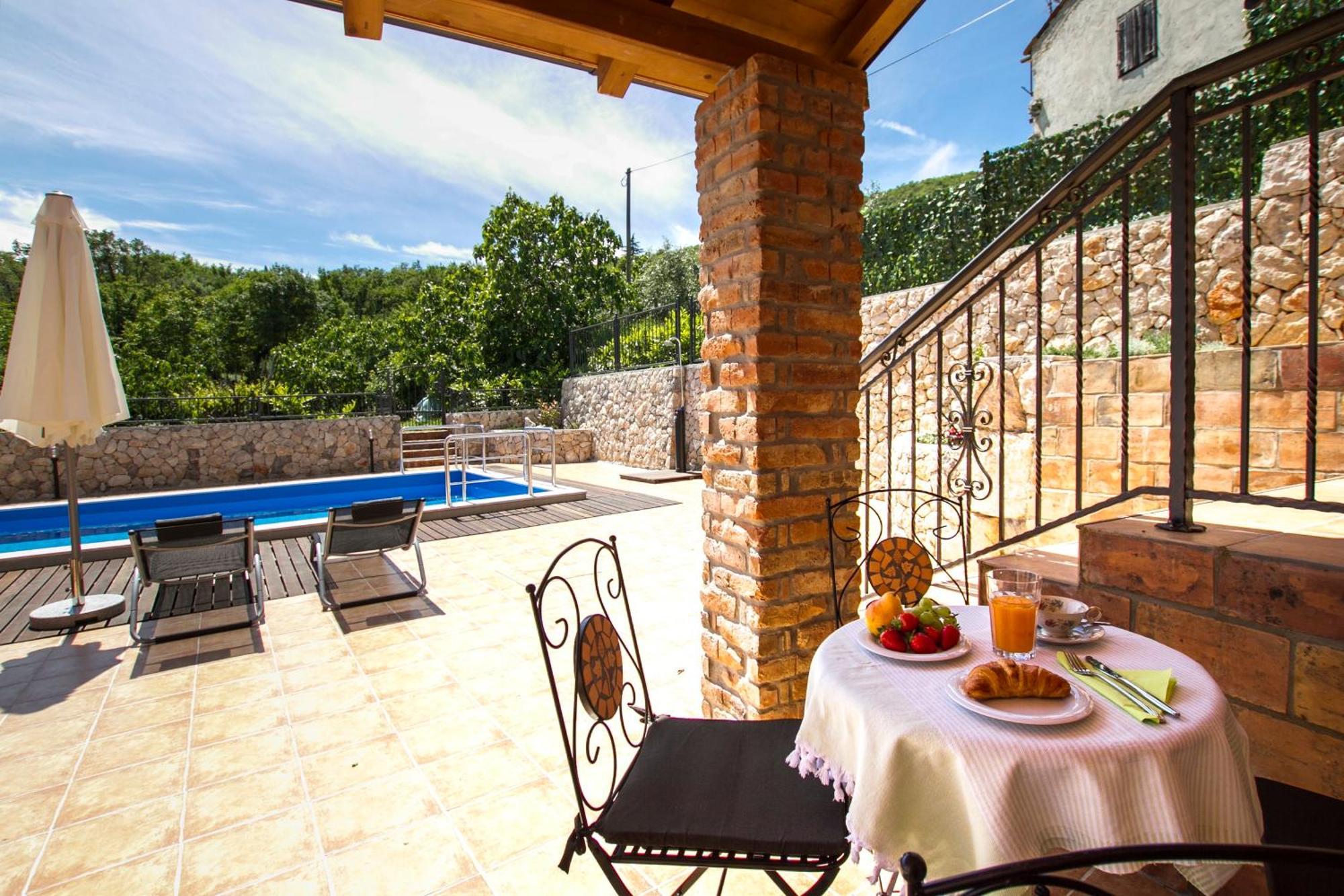 Villa Milena Brseč Exteriér fotografie